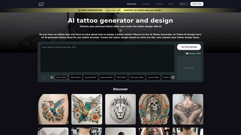 Ai Tattoo Generator Create Your Unique Designs Creatiai