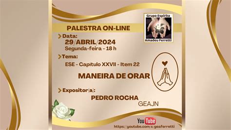 Ese Cap Xxvii Item Maneira De Orar Youtube