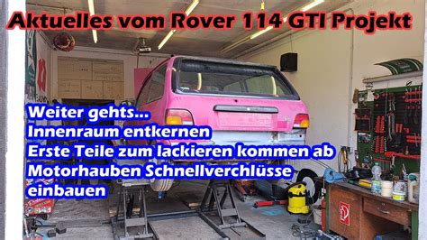 Rover Gti Projekt Innenraum Leer R Umen Schnellverschluss