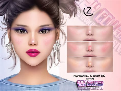 The Sims Resource Highlighter Blush Z