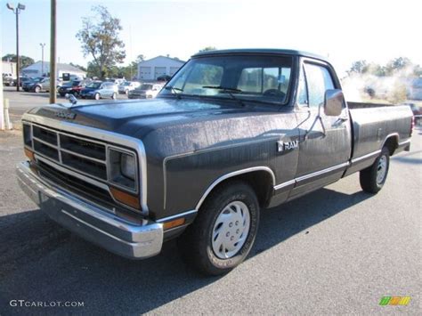 1986 Charcoal Gray Metallic Dodge Ram Truck D150 Ram Regular Cab