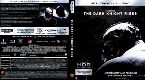 The Dark Knight Rises Blu Ray Cover