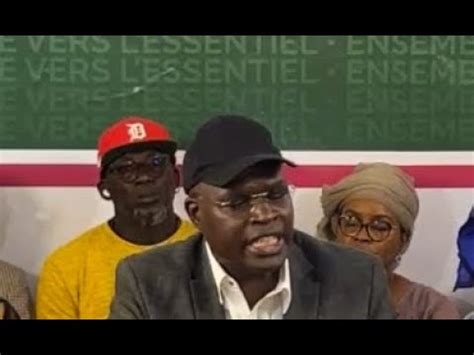 Conf Rence Yewi Askan Wi D Claration De Khalifa Sall Youtube