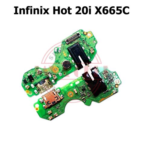 Flexible Konektor Charger Mic Infinix Hot 20i X665C Original WIth IC Lazada Indonesia