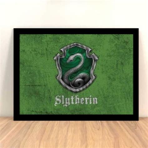 Quadro A3 Harry Potter Sonserina Elo7 Produtos Especiais