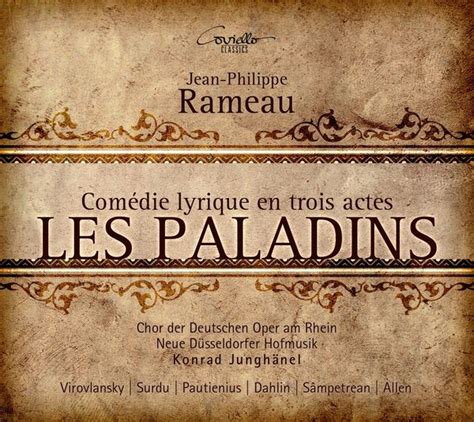 Jean Philippe Rameau Les Paladins Cds Jpc