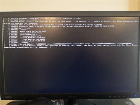 Im trying to install ubuntu from a bootable usb device but i always get ...