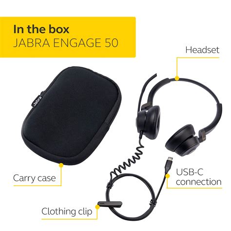 Jabra Engage 50 Stereo USB C Headset With Mic Pam Infotech