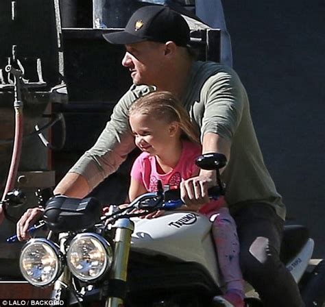 Jeremy Renner takes daughter Ava for motorcycle ride | Daily Mail Online