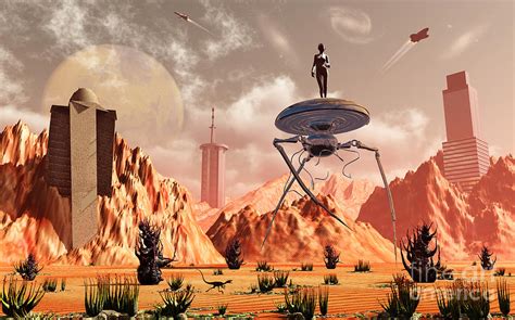 Artists Concept Of What Life On Mars Digital Art By Mark Stevenson