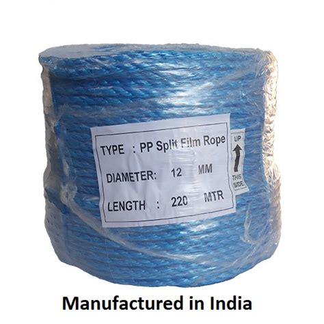 12mm Blue Poly Rope 220m Coils At Low Prices Ropesdirect