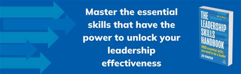 The Leadership Skills Handbook 100 Essential Skills You Need To Be A Leader Uk Owen