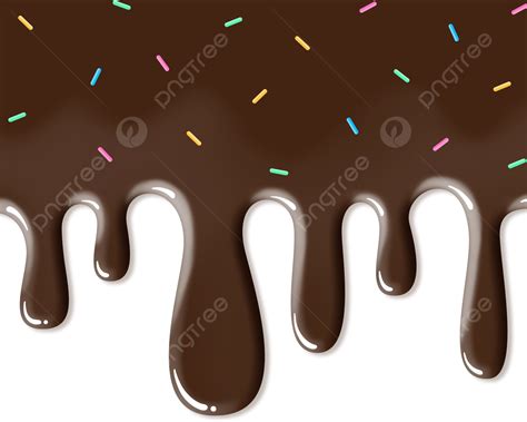 El Chocolate Derretido Gotea Dulce Png Derretir Salsa Comida Png Y