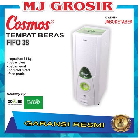 Jual Promo Cosmos Fifo Fifo Tempat Penyimpanan Beras Liter