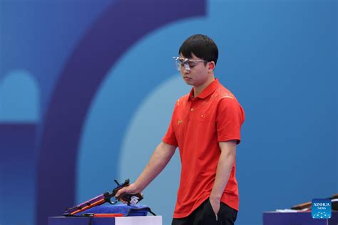 Xie Yu Wins Mens 10m Air Pistol Gold At Paris Olympics Xinhua