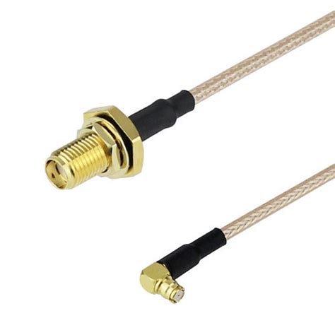 Sma Female Bulkhead To Ra Smp Female Cable Rg 316 Coax