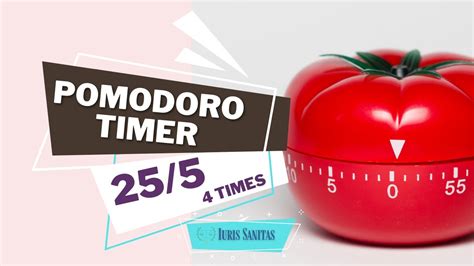 POMODORO TIMER 25 5 4TIMES TEMPORIZADOR 4 SESIONES POMODORO YouTube