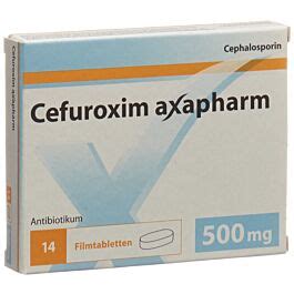 Cefuroxim Axapharm Filmtabl 500 Mg 14 Stk Mit Rezept Online Bestellen