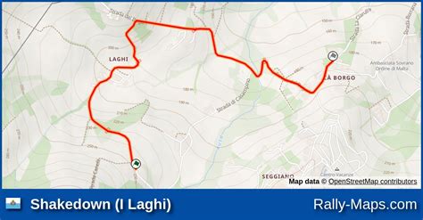 Shakedown I Laghi Stage Map Rallylegend 2023 Rally Maps