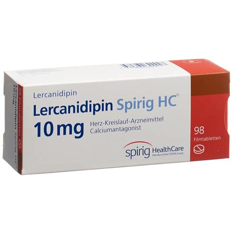 Lercanidipine Spirig Hc Filmtabl Mg Blist Stk Online Bestellen