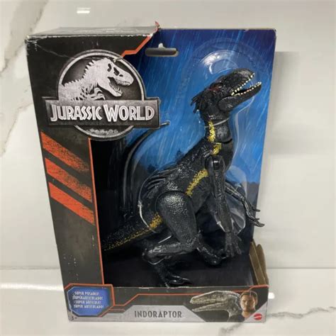 JURASSIC WORLD FALLEN Kingdom Super Posable INDORAPTOR Mattel EUR 20 17