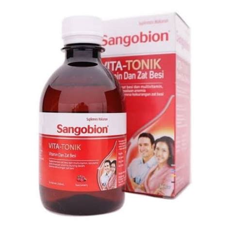 Jual Sangobion Vita Tonik Syrup Multivitamin Dan Zat Besi Ml