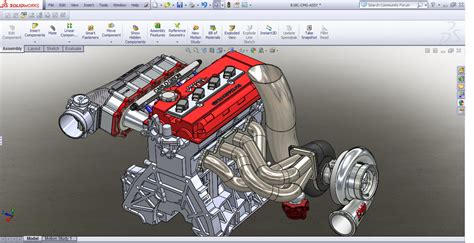 1000hp Bseries 3d Build Of Civic Hatch Solidworks Cad Highly Detailed