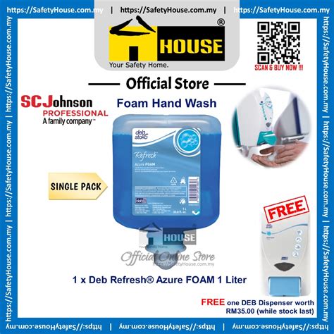 Deb Stoko Refresh Azure FOAM Hand Wash 1 Liter Shopee Malaysia