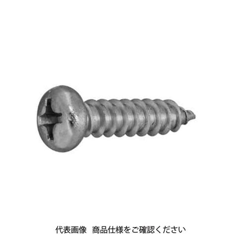 ファスニング J ステンレス（）ナベタッピンねじ（4種ab形） 4 X 8 200205000040008000 1箱（1000個）（直送品