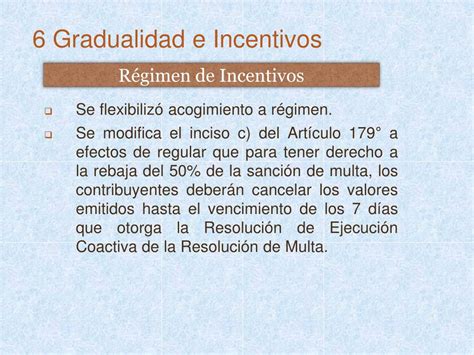 Ppt Regimen De Gradualidad De Sanciones Powerpoint Presentation Free