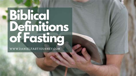 Types Of Christian Fasts In The Bible Daniel Fast Journey