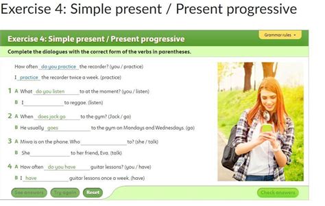 Simple Present Present Progressive Ayudenme Porfavor Brainly Lat