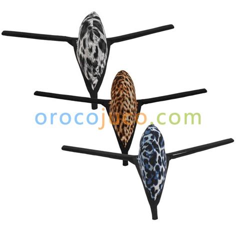 Sexy Herren Unterwäsche G String Tanga Extreme Leopardenmuster T Back Micro Bikini Tanga MU08N