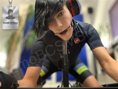 Cyclist EmoBCSMSlave Is Back Into Pillory Gay Bondage And Breath Control
