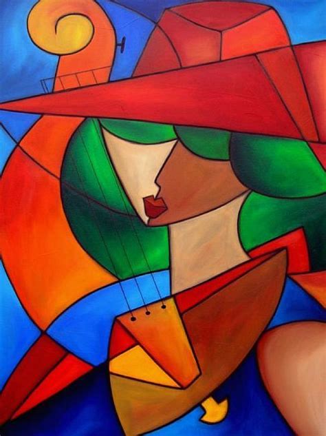 Redo Passions Oil Pastel Art Cubist Art Abstract Art Painting