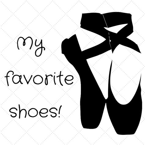 Favorite Shoes Svg Ballet Shoes Svg Pointe Shoes Svg Ballet Cricut