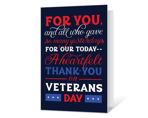 "A Heartfelt Thanks on Veterans Day" | Creatacard™ | Blue Mountain