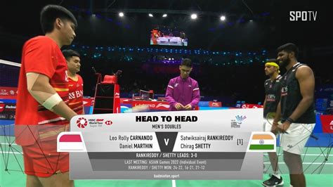 Bwf Md Quarterfinalscarna Marth Vs Ranki Shetty H L Li Ning