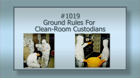 Clean Room Cleaning Training Videos