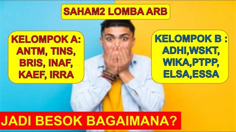 Hari Ini Saham Berlomba Arb Harus Bagaimana Ihsg Has Fallen Youtube