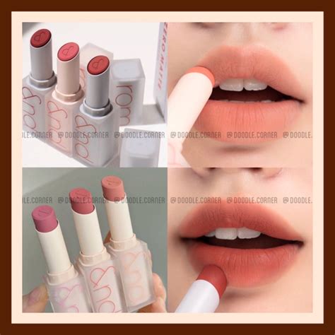 01 23 Son thỏi lì siêu nhẹ môi Romand Zero Matte Lipstick Shopee