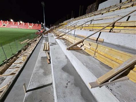 Sport1 FOTO Nova tribina na stadionu Rođeni uskoro će primiti