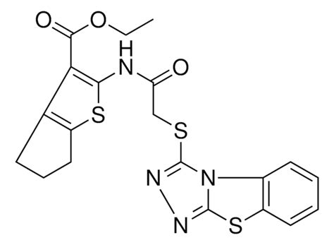 ETHYL 2 1 2 4 TRIAZOLO 3 4 B 1 3 BENZOTHIAZOL 3 YLSULFANYL ACETYL