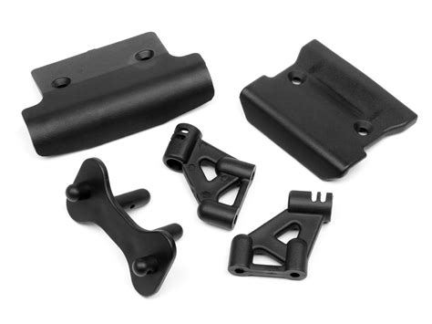 BUMPER WING MOUNT SET Cyber 10B HPI Reservedele Holte Modelhobby