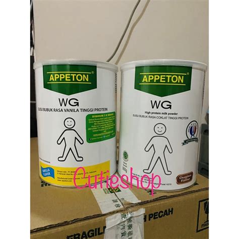 Jual Appeton Weight Gain Adult 900 Gram Coklat Vanila Vanilla Susu