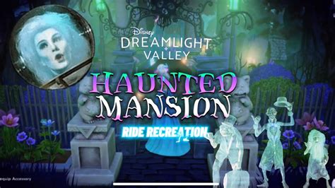 Haunted Mansion Ride Recreation In Disney Dreamlight Valley Stretching