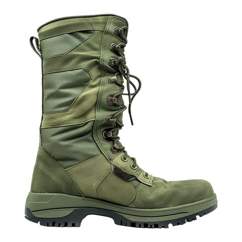 Ai Generated Army Boot Isolated On Transparent Background 40452882 Png