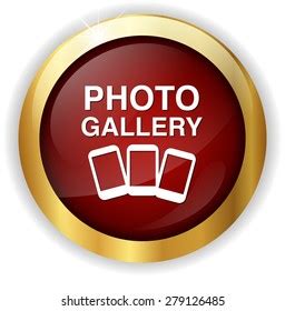 photo gallery button stock vector royalty   shutterstock