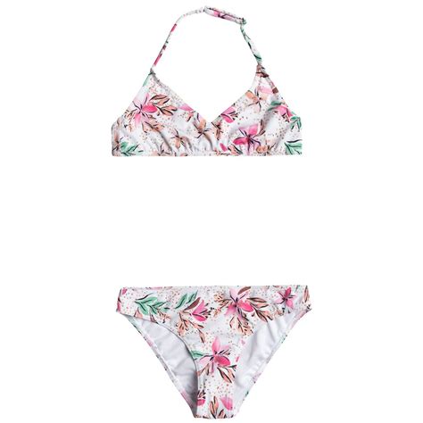 Bikini Wit Met Roze Bloemenprint Roxy La Redoute