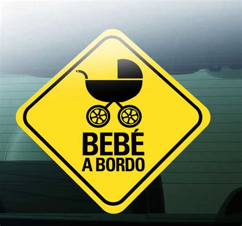 Adhesivo Beb A Bordo Carrito Tenvinilo